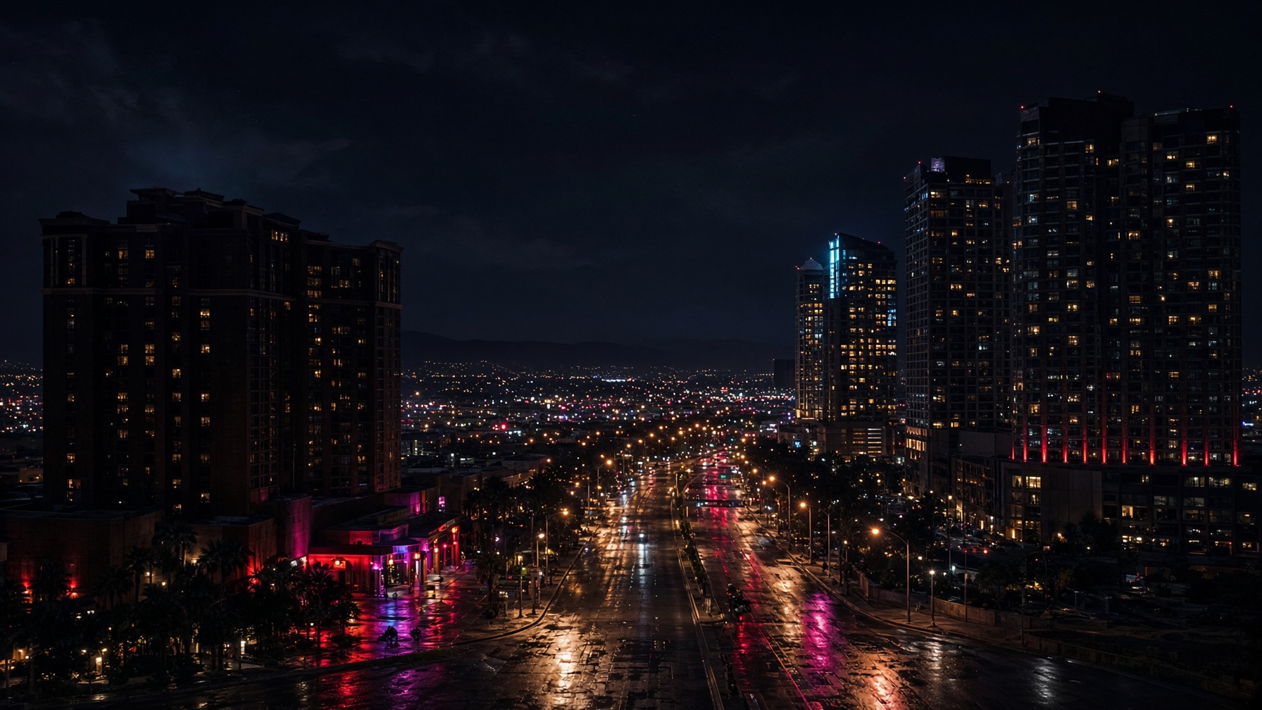 Las Vegas at night